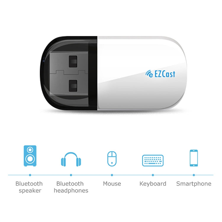 EZCast EZC-5200BS 600Mbps Dual Band WiFi + Bluetooth USB 2.0 Wireless Adapter EZCast EZC-5200BS 600Mbps Dual Band WiFi + Bluetooth USB 2.0 Wireless Adapter